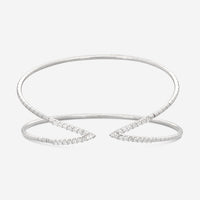 Mattia Cielo Rugiada Tennis 18K White Gold & Titanium Diamond Bracelet LJWR306-WS