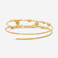Mattia Cielo Rugiada Gocce 18K Rose Gold & Titanium Diamond Wrap Bracelet LJWR309-PM