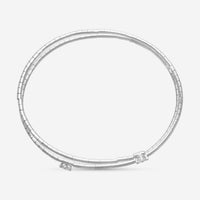 Mattia Cielo Rugiada Diamanti 18K White Gold & Titanium Diamond Wrap Bracelet LJWR323-WM