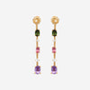 Mattia Cielo Rugiada Pietre 18K Rose Gold Diamond & Multistone Drop Earrings LJWR380-P
