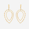 Mattia Cielo Rugiada Diamanti 18K Rose Gold & Titanium Diamond Drop Earrings LJWR414-P