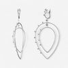 Mattia Cielo Rugiada Diamanti 18K White Gold & Titanium Diamond Drop Earrings LJWR414-W