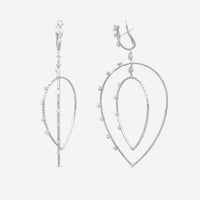 Mattia Cielo Rugiada Diamanti 18K White Gold & Titanium Diamond Drop Earrings LJWR414-W