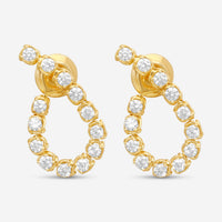 Ina Mar 18K Yellow Gold 1.43 ctw. Round Diamond Earrings M-AER21469BI-YQJ00