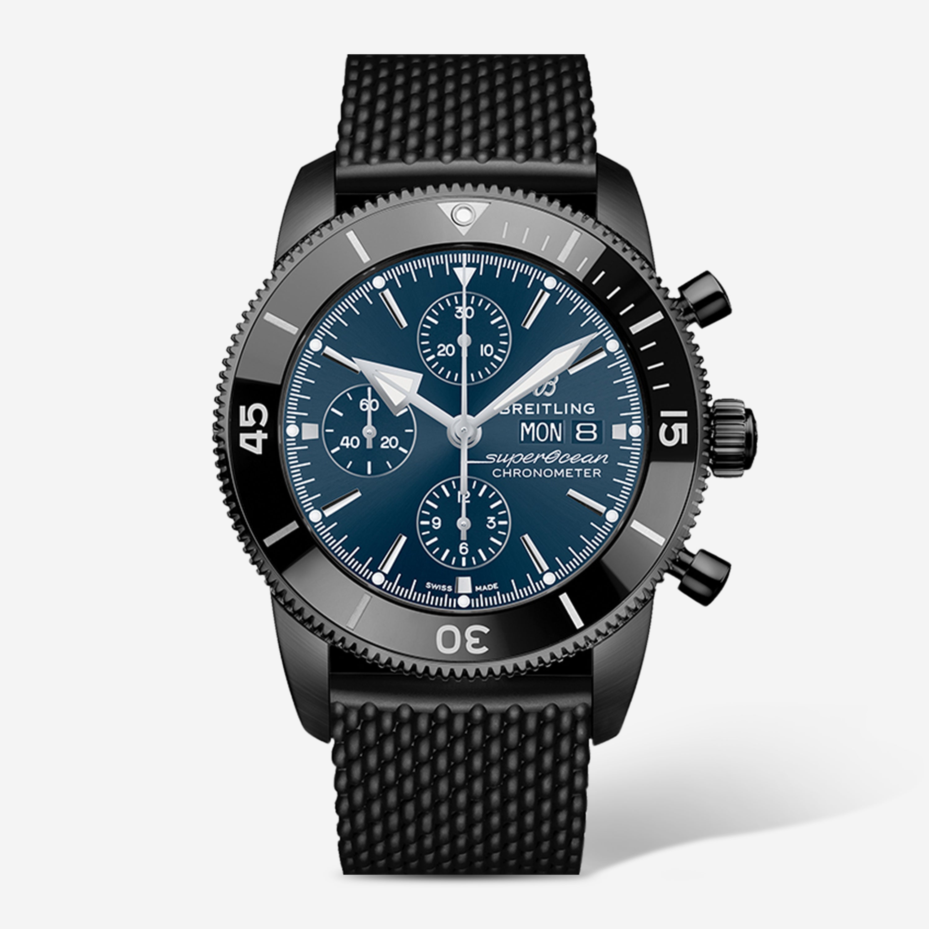 Breitling Superocean Heritage Chronograph Stainless Steel DLC Automatic Men's Watch M13313101C1S1
