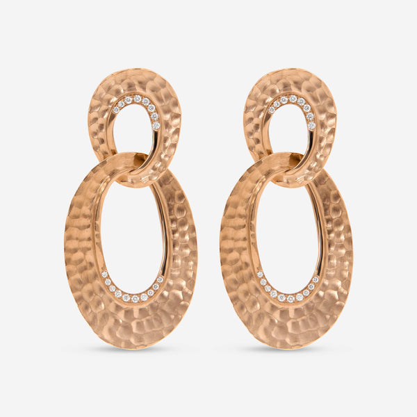 Piero Milano 18K Rose Gold, Diamond 0.29ct. tw. Drop Earrings M5011RB5 - THE SOLIST