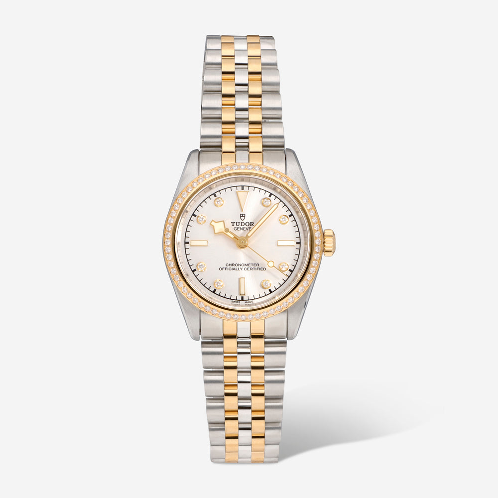 Tudor Black Bay 31mm Steel And Yellow Gold Diamond Automatic Ladies Watch M79613-0006 - THE SOLIST