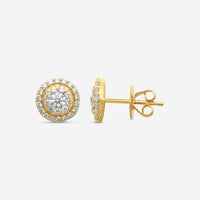 Memoire - Forever Bouquets Diamond Studs 18KY 0.75 ctw apprx -MBQ03E-0075FMY-18KY - THE SOLIST