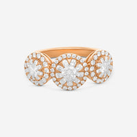 Memoire - Diamond Bouquets Engagement Ring 18KR 1ctw approx - MBQ05R-0100TR-18KR - THE SOLIST