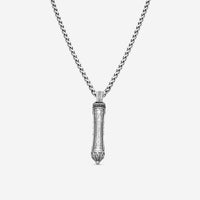 KONSTANTINO - "Stavros" Sterling Silver & 18k Yellow Gold, Spinel Pendant (SPN: 0.255ct) - MEKJ677-130

Pendant Dimensions: 2.38 x 0.38 in.
S/S Chain Included:CHKJ6-131-22 (Length - 22in.) - THE SOLIST