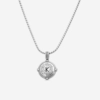 "KONSTANTINO - ""Dome"" Sterling Silver & 18k Yellow Gold, Corundum Pendant (COR: 1.25mm) - MEKJ734-538  Pendant Dimensions: 1.25 x 1.00 in. S/S Chain Included:CHKJ22-131-18 (Length - 18in.)" - THE SOLIST