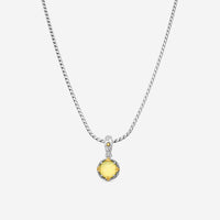 KONSTANTINO - "Gen K 2" Sterling Silver & 18k Yellow Gold, Yellow Agate Triplet Pendant (YEL: 10mm) - MEKJ764-649

Pendant Dimensions: 1.00 x 0.50 in.
S/S Chain Included:CHKJ22-131-18 (Length - 18in.) - THE SOLIST
