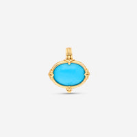 Konstantino Limited 18K Yellow Gold and Turquoise Pendant MEMK04030-18KT-137