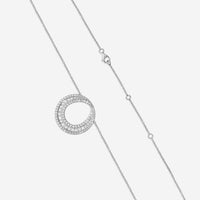Mémoire 18K White Gold Diamond Infinity Circle Necklace MFDC103N-0160T8W - THE SOLIST