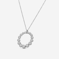 Mémoire Golden Bubbles Classic 18K White Gold Diamond Pendant Necklace MGBMRP-0100TW - THE SOLIST