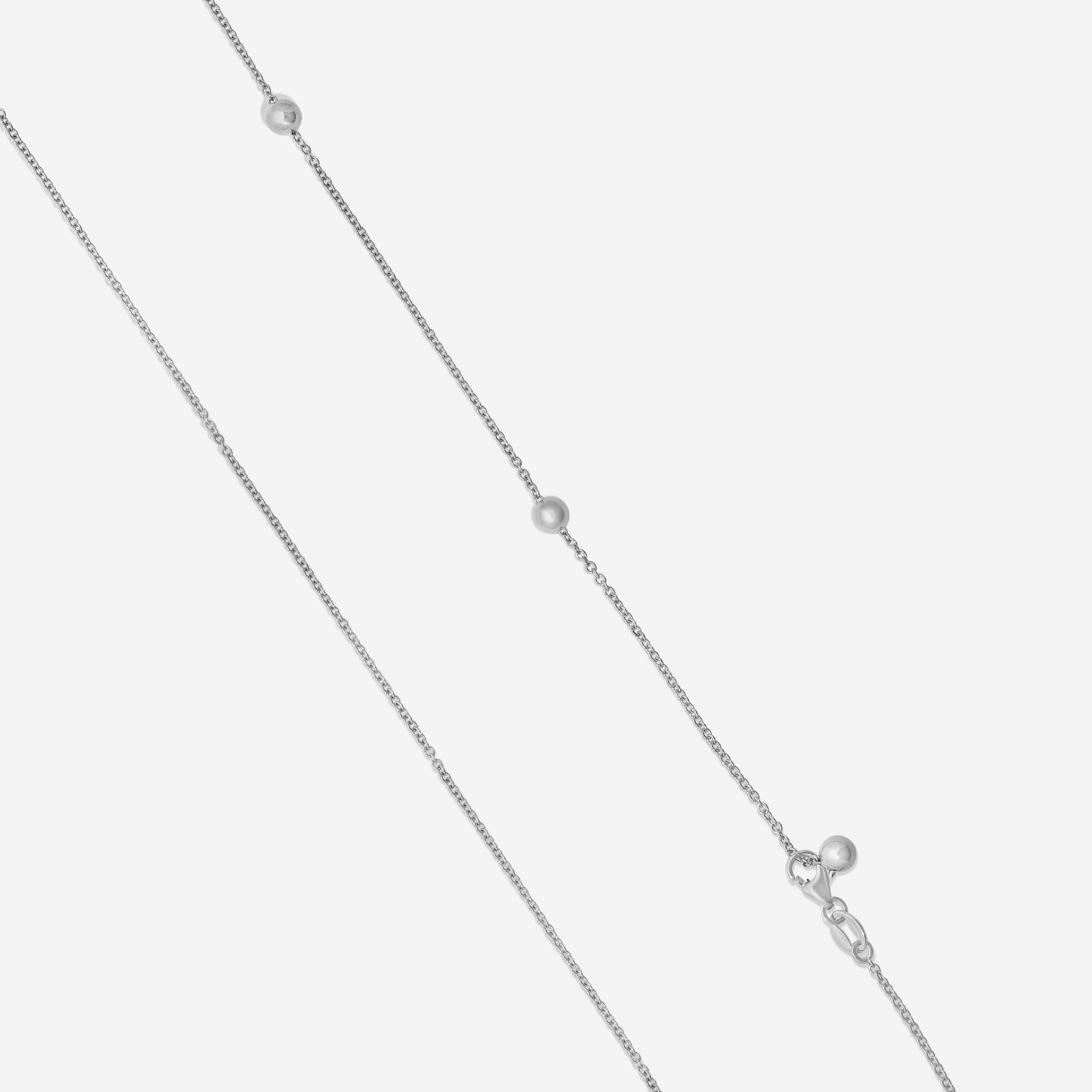 Mémoire Golden Bubbles Classic 18K White Gold Diamond Pendant Necklace MGBMRP-0100TW - THE SOLIST