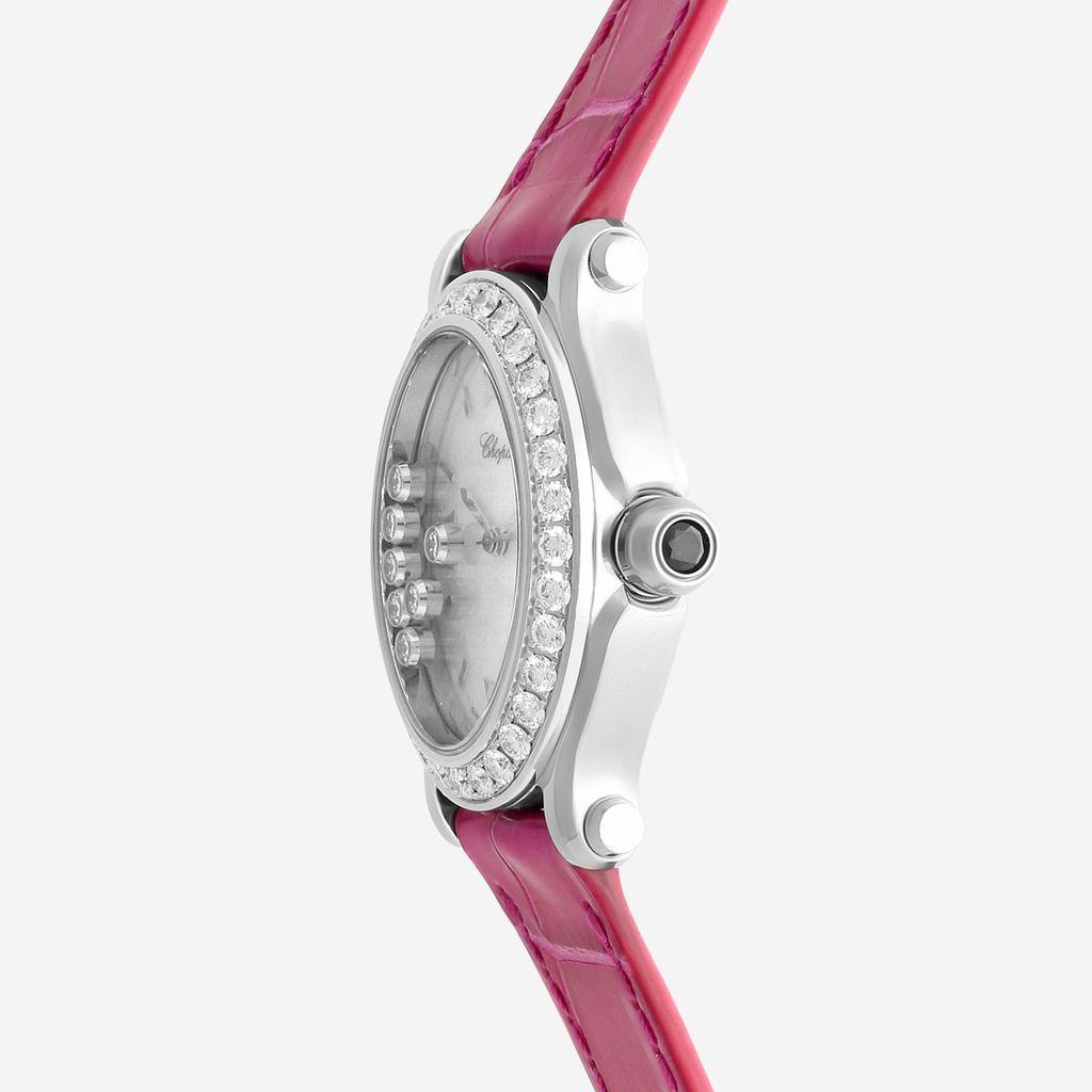 Chopard Happy Sport Stainless Steel Diamond Quartz Ladies Watch 278546