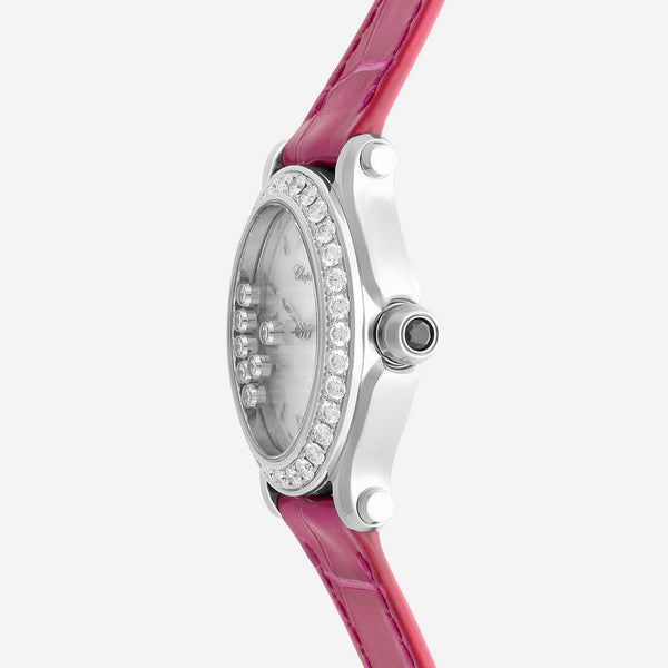 Chopard Happy Sport Stainless Steel Diamond Quartz Ladies Watch 278546-3002