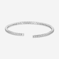 Mémoire 18K White Gold Diamond Flexible Bangle Bracelet MKJTEBB-0150TW
