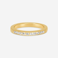 Suna 14K Yellow Gold Diamond Wedding Ring Sz. 5 W12YY10