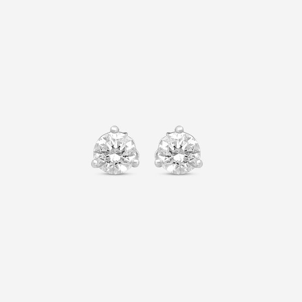 Ina Mar 14K White Gold Diamond Martini Stud Earrings ST1001D-FW-075F - THE SOLIST