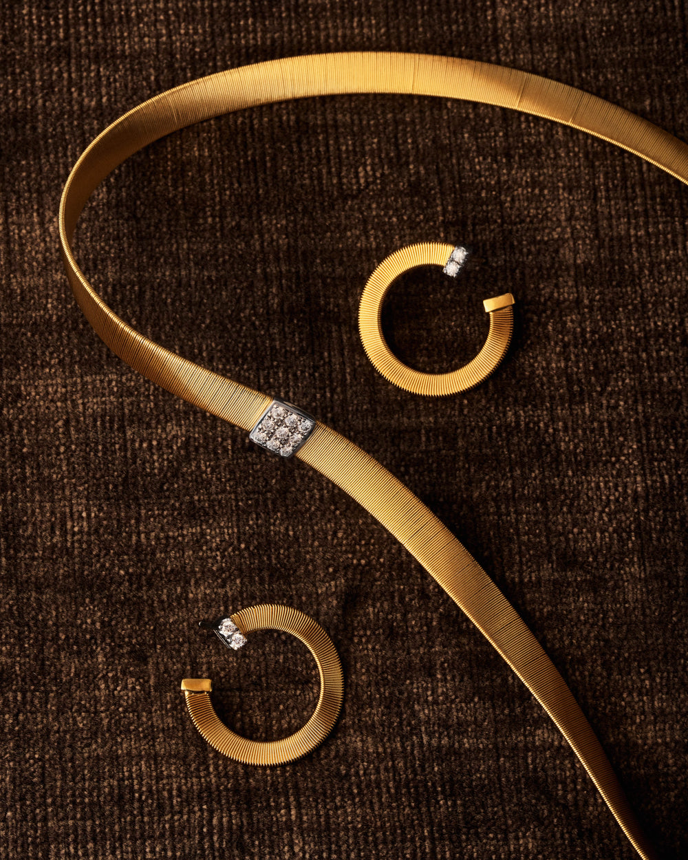 Marco Bicego Masai 18K Yellow & White Gold Choker Necklace CG740_B_YW_M5 - THE SOLIST