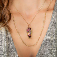 Amáli One of a Kind 18K Yellow Gold Tourmaline Pendant Necklace N-2717-TOUR