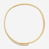 Crivelli 18K Yellow Gold Diamond Choker Necklace N0176E