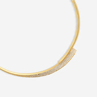 Crivelli 18K Yellow Gold Diamond Choker Necklace N0176E