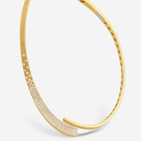 Crivelli 18K Yellow Gold Diamond Choker Necklace N0176E