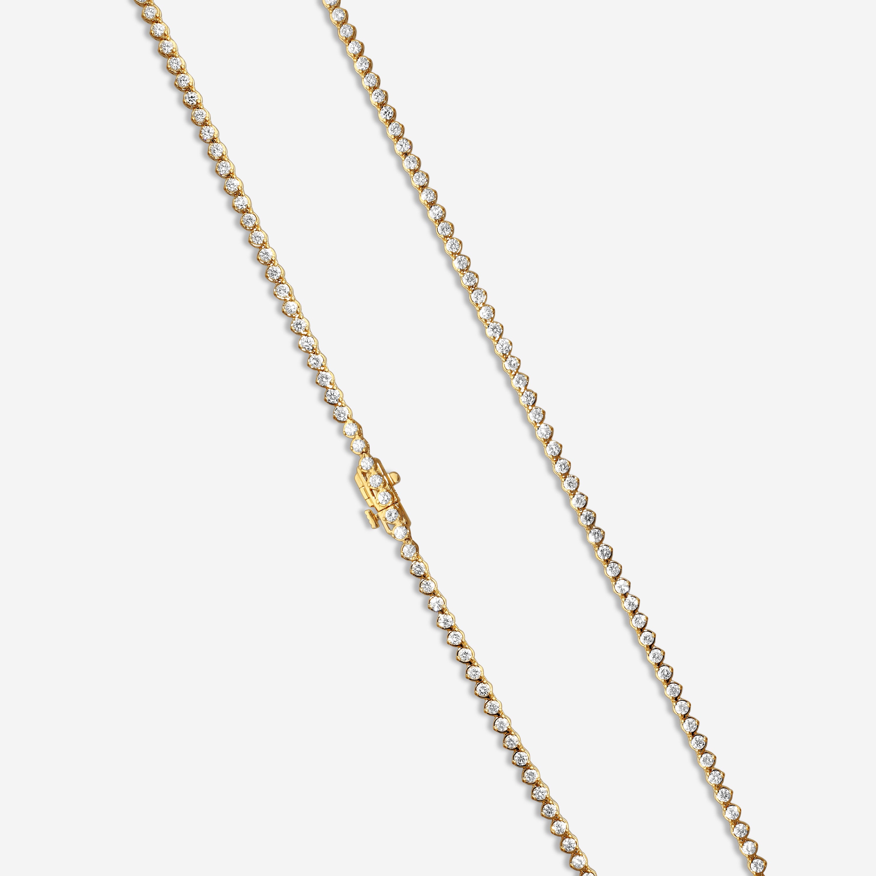 Ina Mar 14K White Gold Martini 20.00ct Tennis Necklace N1154C-FY-500F - THE SOLIST