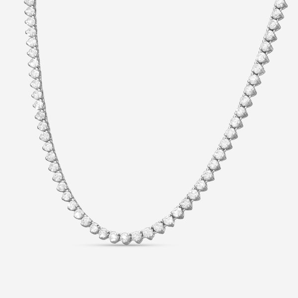 Ina Mar 14K White Gold Martini 10.00ct Tennis Necklace N1154E-FW-1000F - THE SOLIST