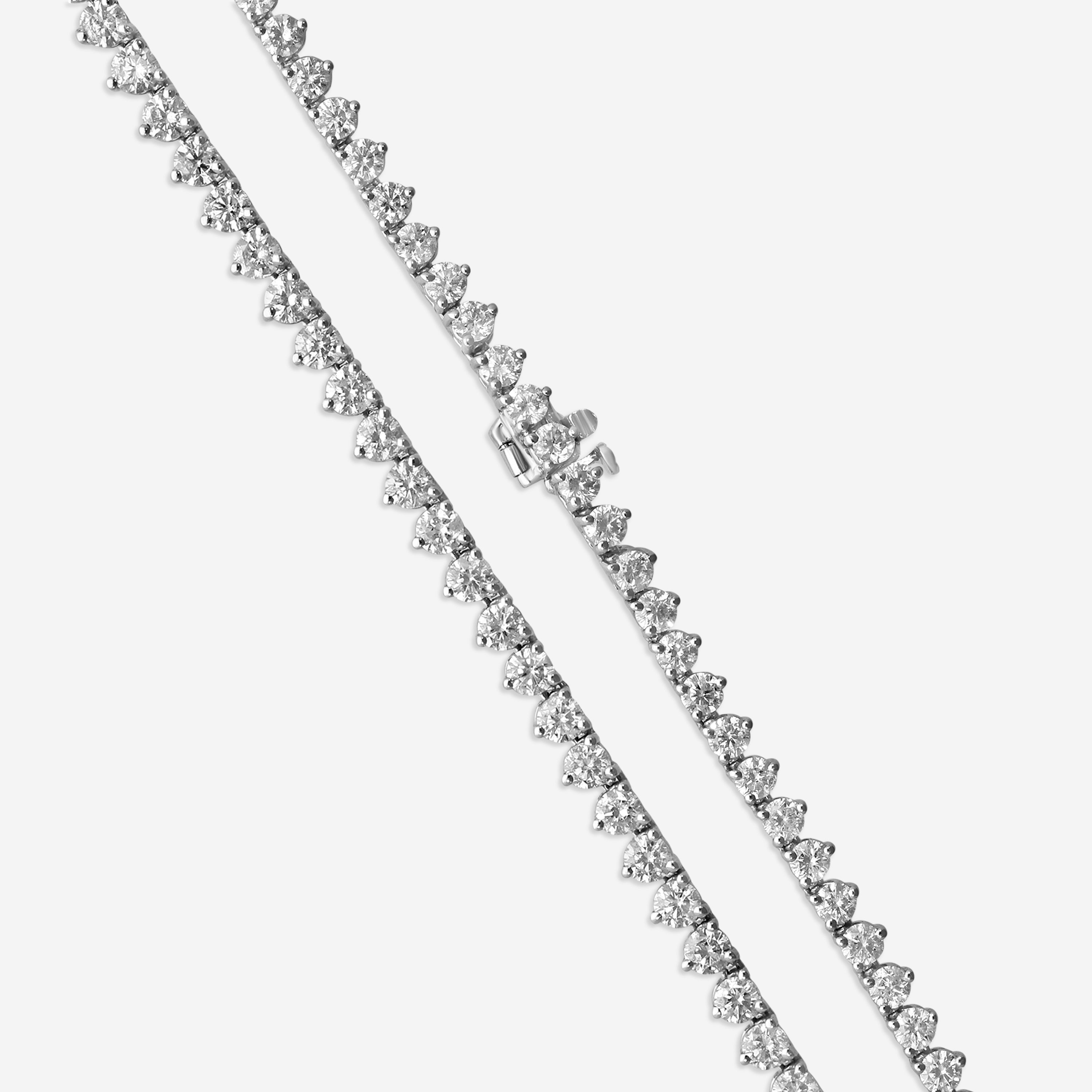 Ina Mar 14K White Gold Martini 15.00ct Tennis Necklace N1154F-FW-1500F - THE SOLIST