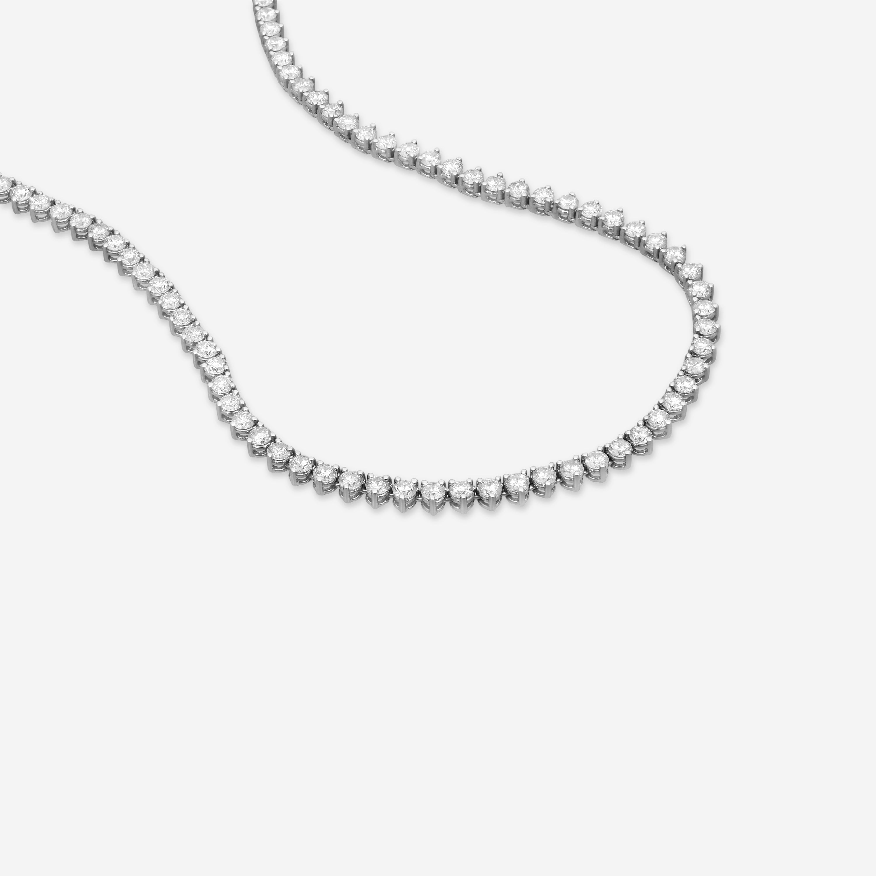 Ina Mar 14K White Gold Martini 15.00ct Tennis Necklace N1154F-FW-1500F - THE SOLIST