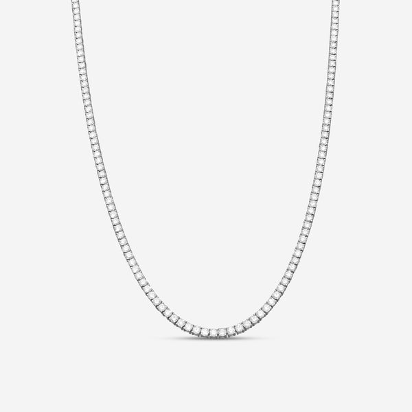 Ina Mar 14K White Gold 10.00ct Tennis Necklace N1197J-FW-1000F - THE SOLIST