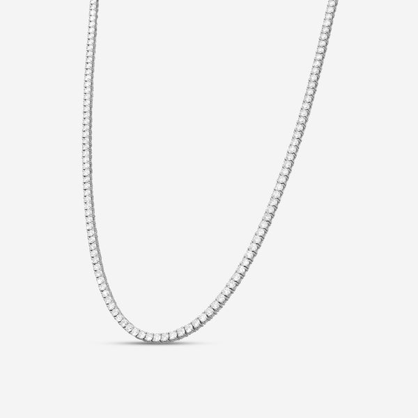 Ina Mar 14K White Gold 10.00ct Tennis Necklace N1197J-FW-1000F - THE SOLIST