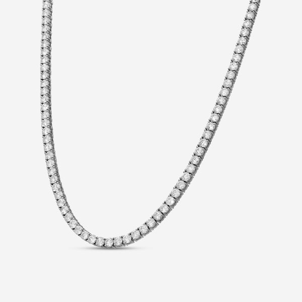 Ina Mar 14K White Gold 4-Prong 15.00ct Tennis Necklace N1197K-FW-1500F - THE SOLIST