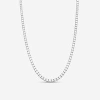 Ina Mar 14K White Gold 4-Prong 20.00ct Tennis Necklace N1197L-FW-2000F - THE SOLIST