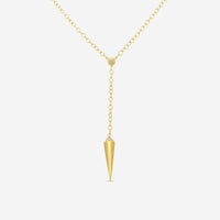 Sydney Evan Spike 14K Yellow Gold Diamond Lariat Necklace N20286-Y