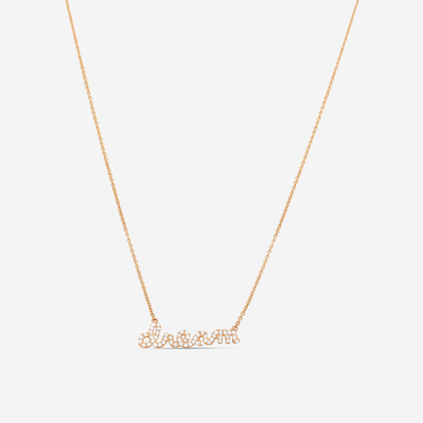 Sydney Evan Small Dream 14K Rose Gold Diamond Pendant Necklace N23105-R16