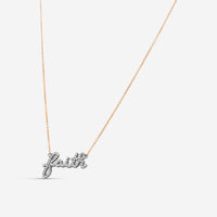 Sydney Evan Faith 14K Rose Gold Diamond Pendant Necklace N23360-RB18XT - THE SOLIST