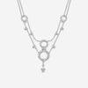 Suna Brothers Platinum Diamond Lace Necklace N263P
