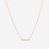 Sydney Evan 14K Rose Gold Diamond Single Bar Pendant Necklace N29231-R18XT