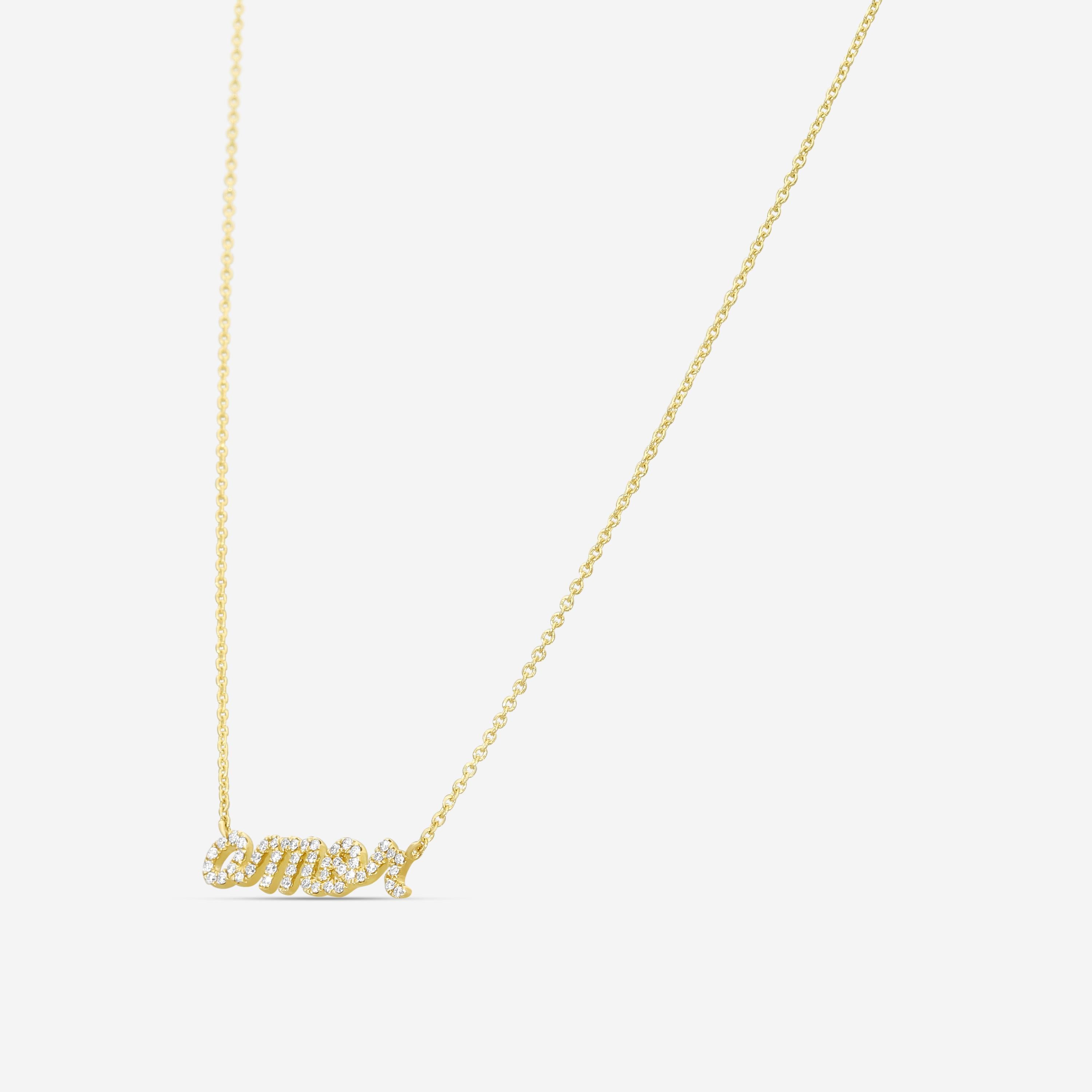 Sydney Evan Amor 14K Yellow Gold Diamond Pendant Necklace N30648-Y18XT