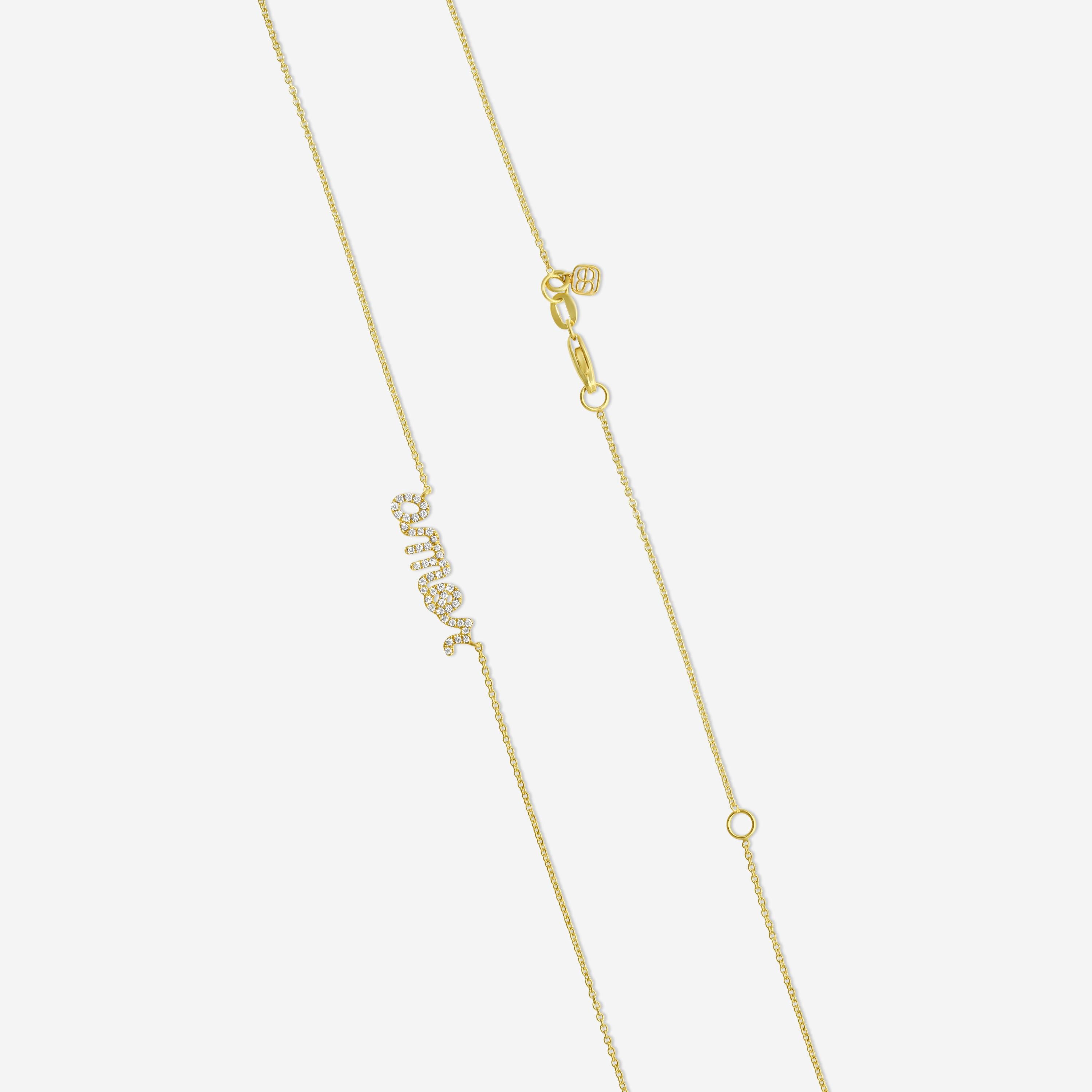Sydney Evan Amor 14K Yellow Gold Diamond Pendant Necklace N30648-Y18XT