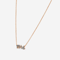 Sydney Evan "MRS" 14K Rose Gold Diamond Pendant Necklace N31497BND-RB18XT