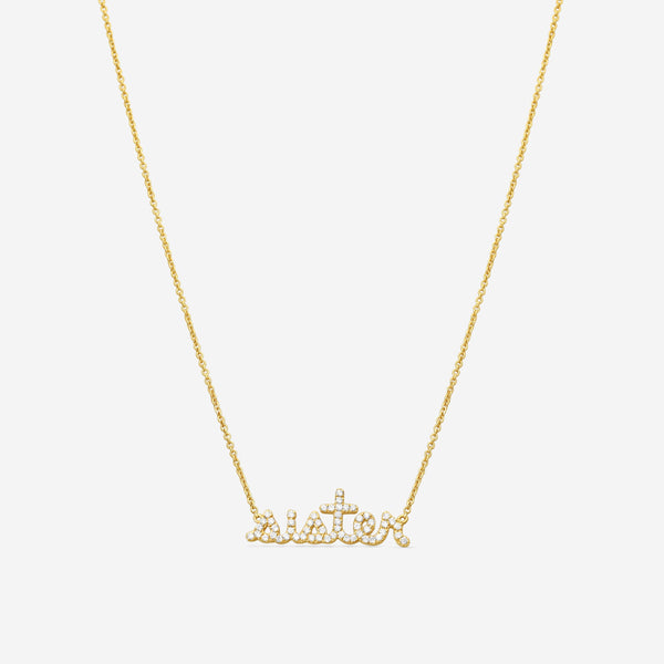 Sydney Evan Sister 14K Yellow Gold Diamond Pendant Necklace N33325-Y16