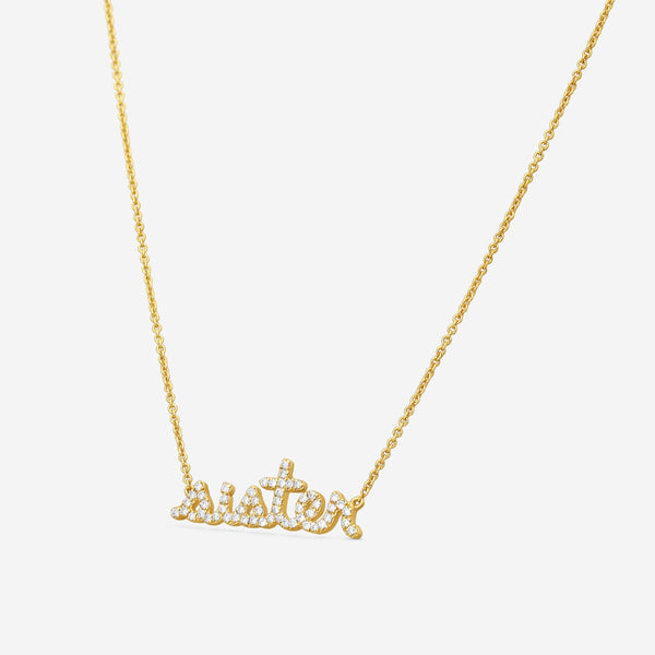 Sydney Evan Sister 14K Yellow Gold Diamond Pendant Necklace N33325-Y16