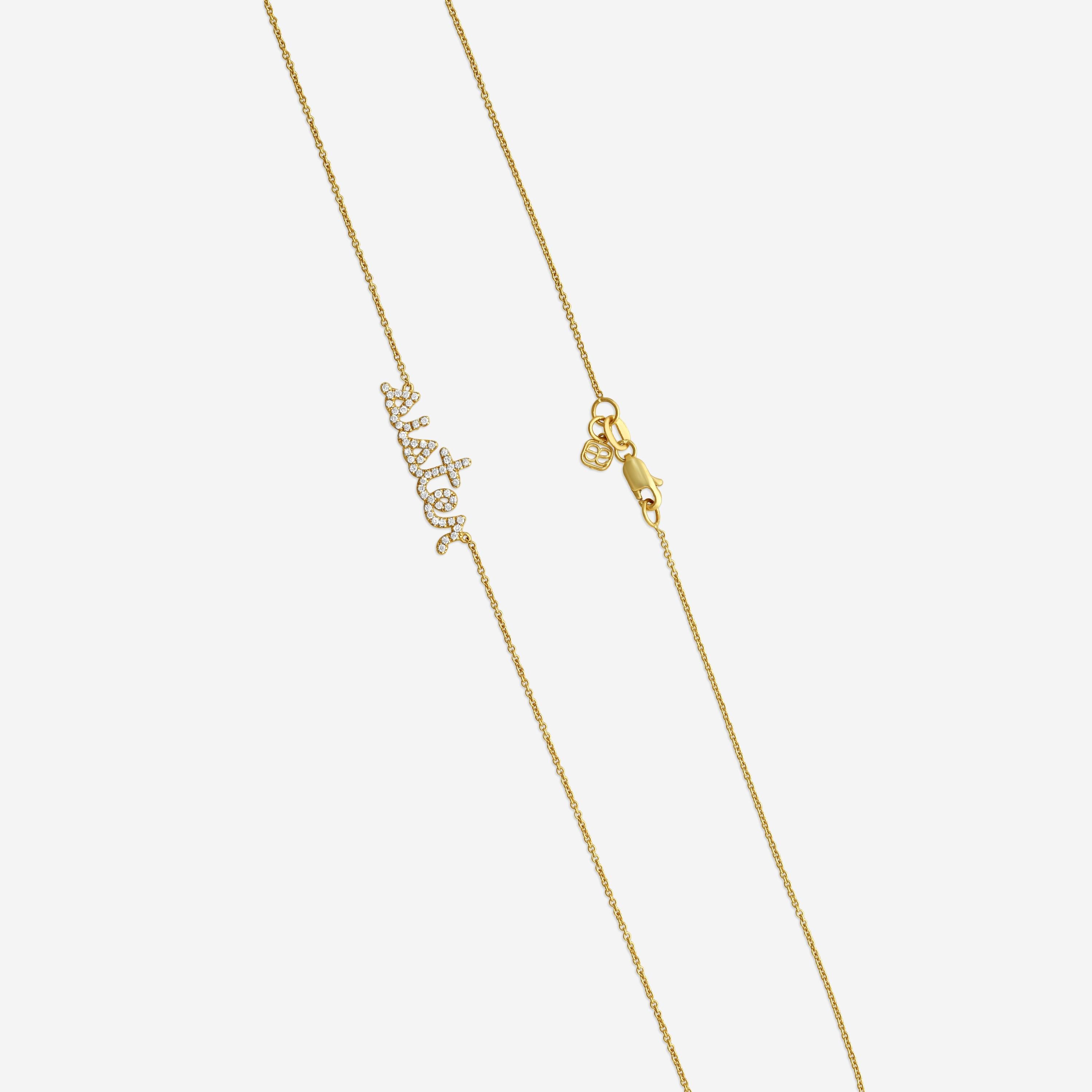 Sydney Evan Sister 14K Yellow Gold Diamond Pendant Necklace N33325-Y16
