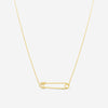 Sydney Evan 14K Yellow Gold Diamond Medium Safety Pin Pendant Necklace N35992-Y18XT